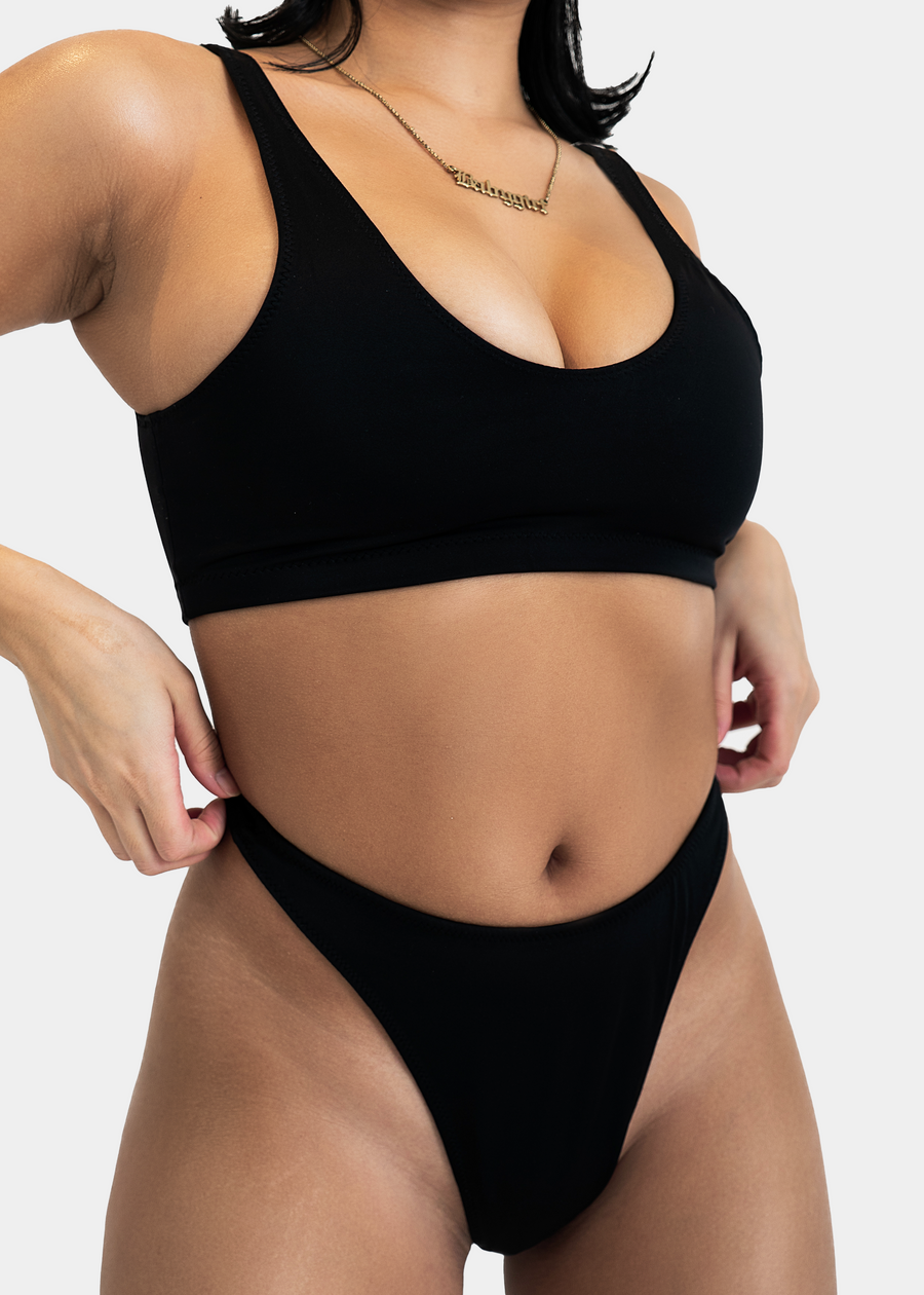 Ava Bikini Top in Black – DANG STHLM